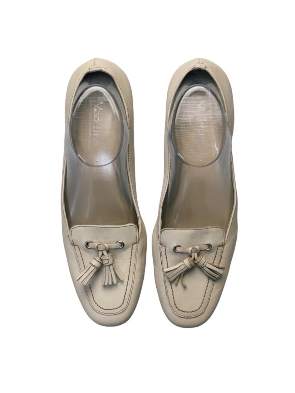 MADELINE BERYL Women’s Shoes Leather Loafers Beige Size 8W - Picture 3 of 13